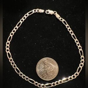 925 STERLING SILVER ANKLET / BRACELET 10in
